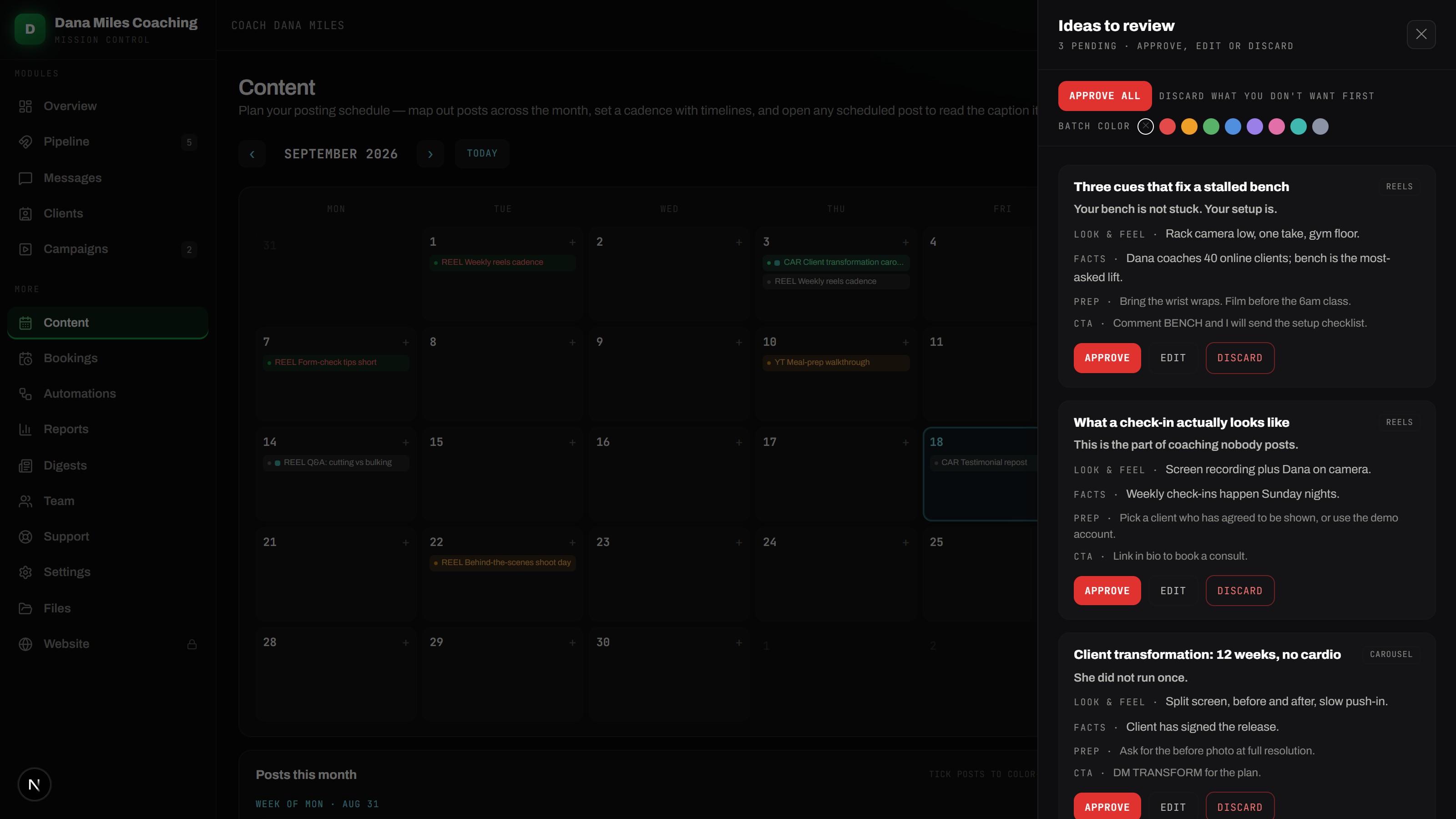 RSoperations: ideas drawer with a real brief
